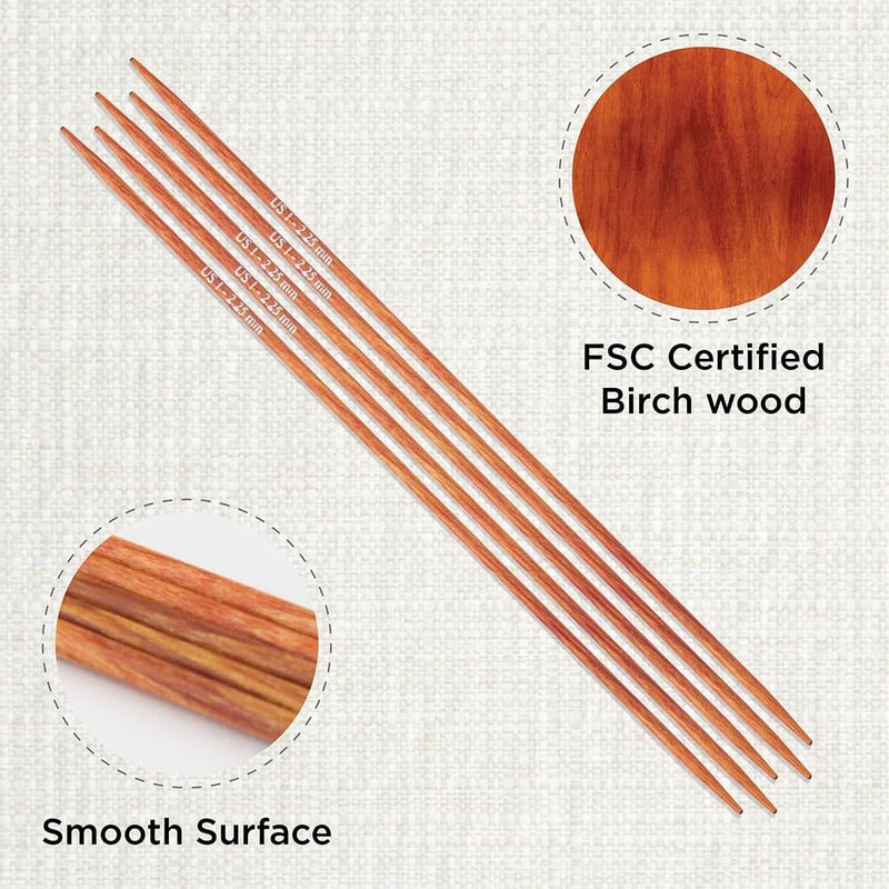 Knit Pro Dreamz Double Pointed Needles 6" (15cm) | US Size 1 (2.25mm) - Image 1